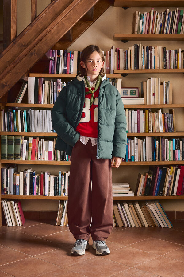 Springfield Kids Casaco acolchoado puffa crian&ccedil;a verde