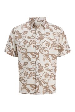 Jack & Jones Bedrucktes Hemd im Relaxed Fit