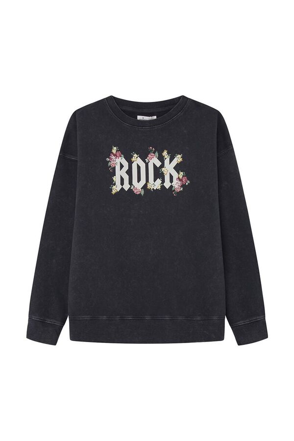 Springfield Sweatshirt „Rock“ Blumen color