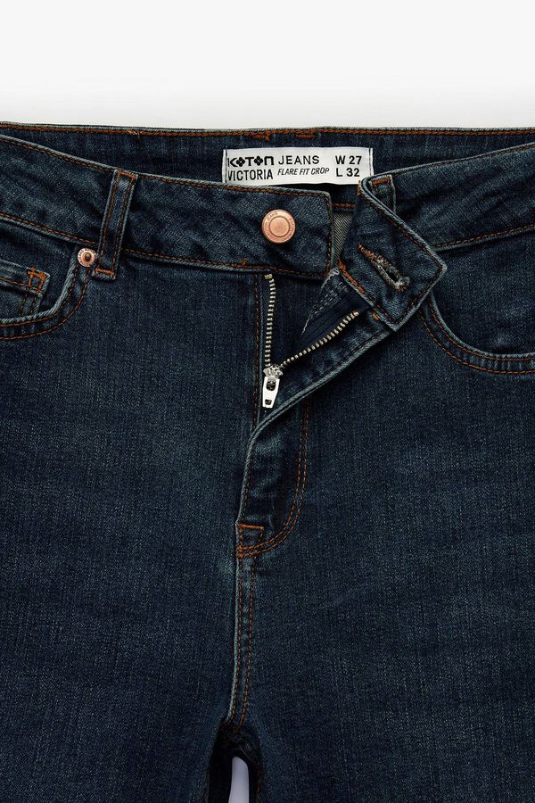 Koton Vaqueros acampanados azul