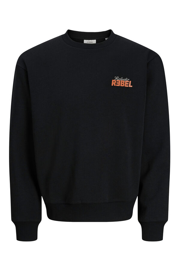 JJ REBEL Sudadera back print negro