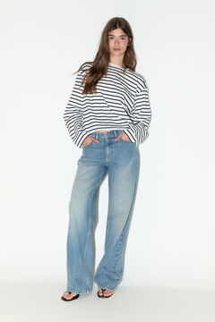 Balmohk Jeans straight tiro medio