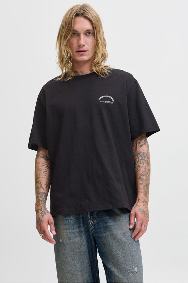 Jack & Jones Backprint T-shirt  Crna