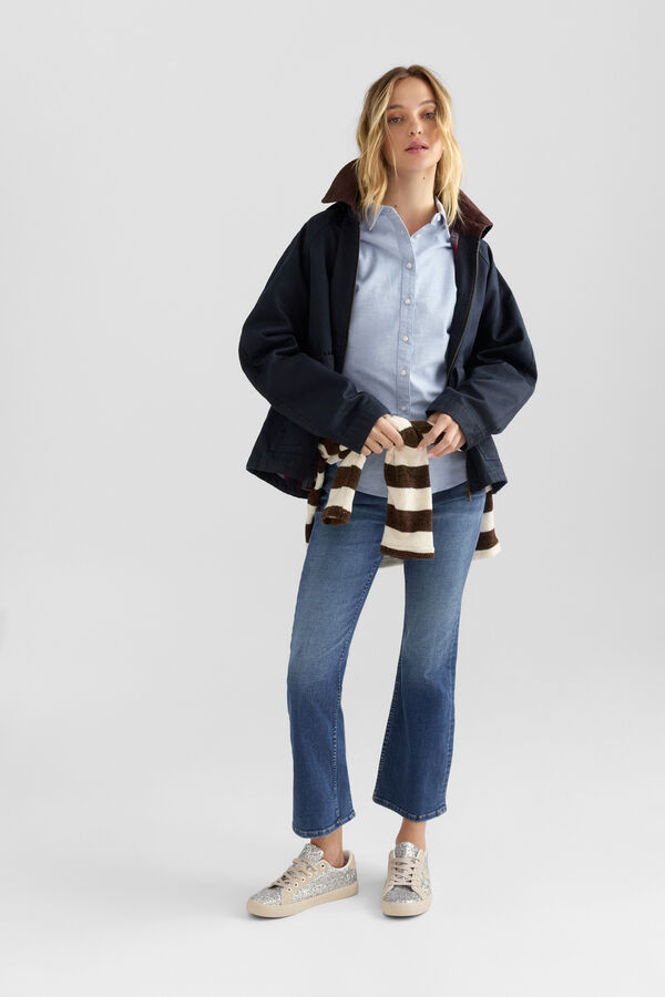 Springfield Oxford basic blouse blue