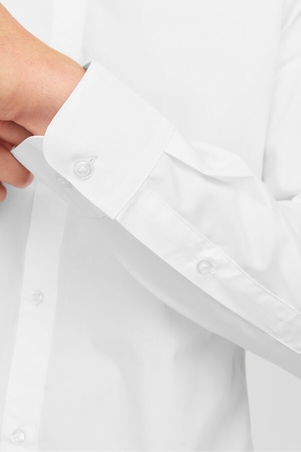 Jack & Jones Casual poplin shirt white