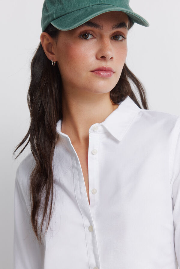 Springfield Oxford cotton shirt white