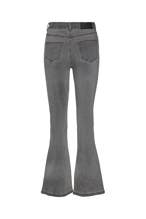 Springfield Flared-Jeans  silber