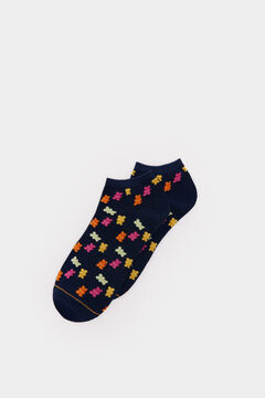 Springfield Čarape do gležnja s gumenim medvjedićima plava