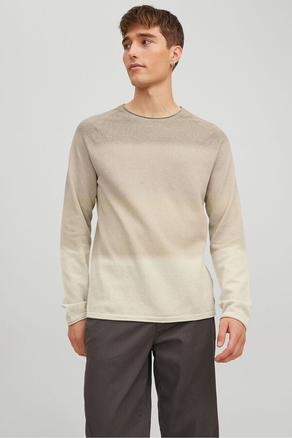 Jack & Jones Jersey-knit jumper brown