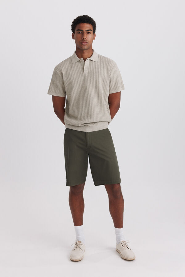 Springfield Bermude u boji comfort fit Kaki