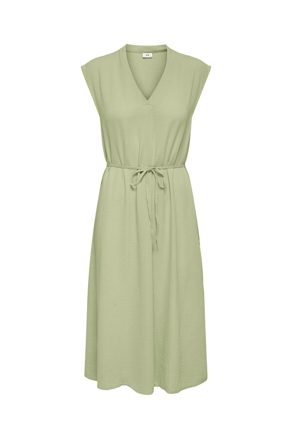 JDY Fluid midi dress green