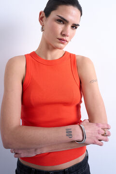 Topshop Top cuello redondo