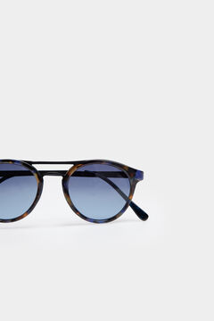 Springfield Multicolour mock tortoiseshell sunglasses bluish