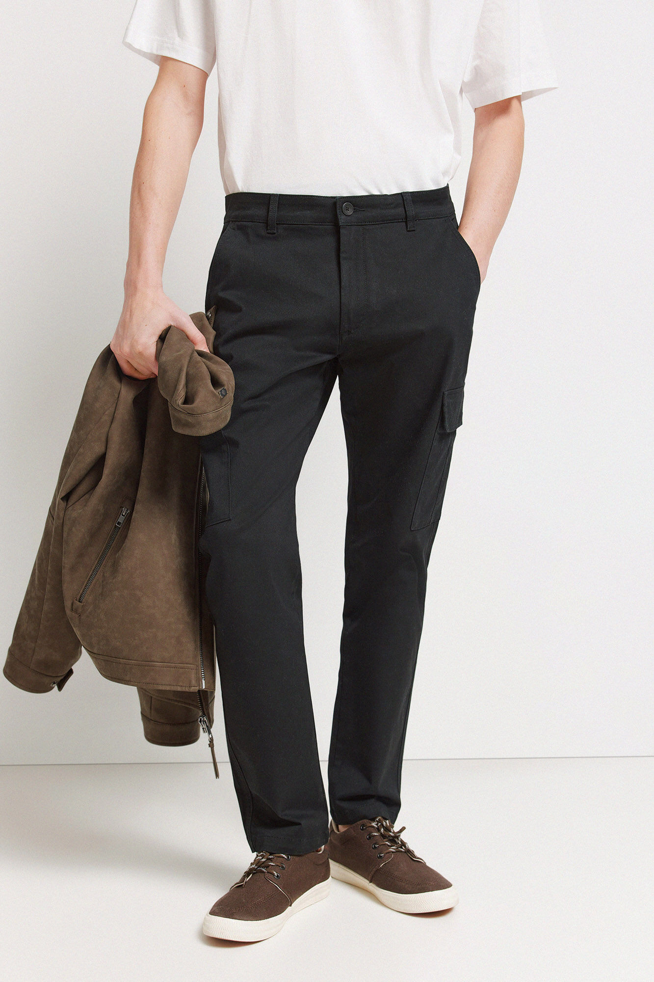 Springfield Slim fit cargo comfort trousers