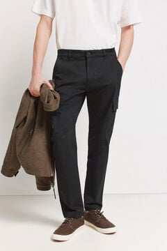 Springfield Slim fit cargo comfort trousers
