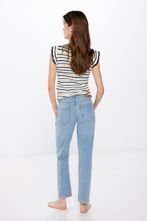 Springfield Jeans Slim Straight azul medio