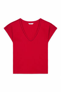 Springfield Lace V-neck T-shirt