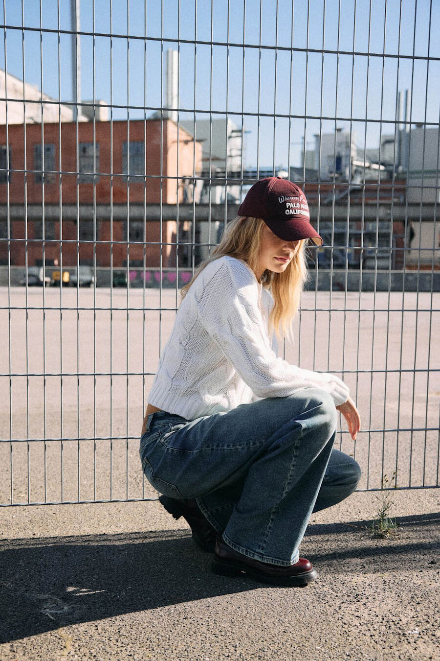 Jersey de ochos con cuello redondo