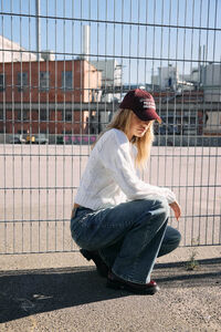 Noisy May Pullover mit Zopfmuster und Rundhalsausschnitt