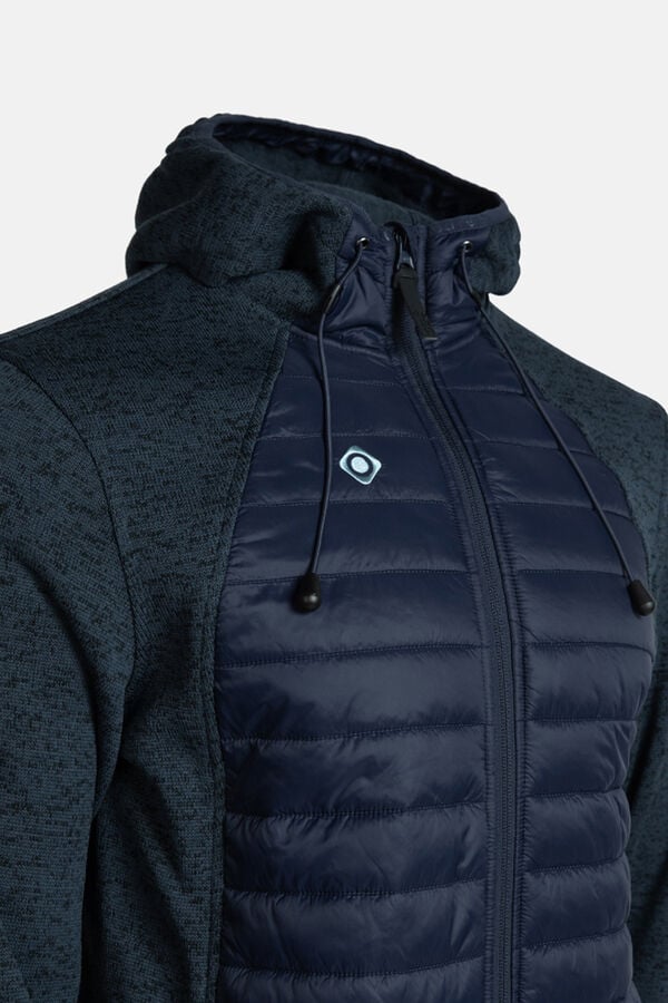 Izas Puffer fleece jacket blue