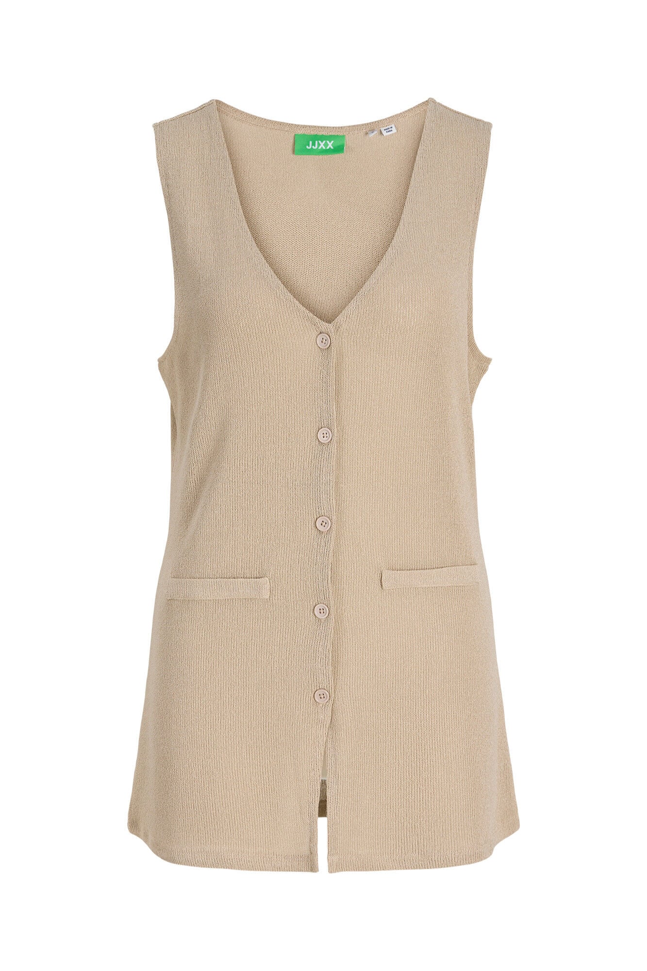 Jack & Jones Chaleco largo punto jacquard
