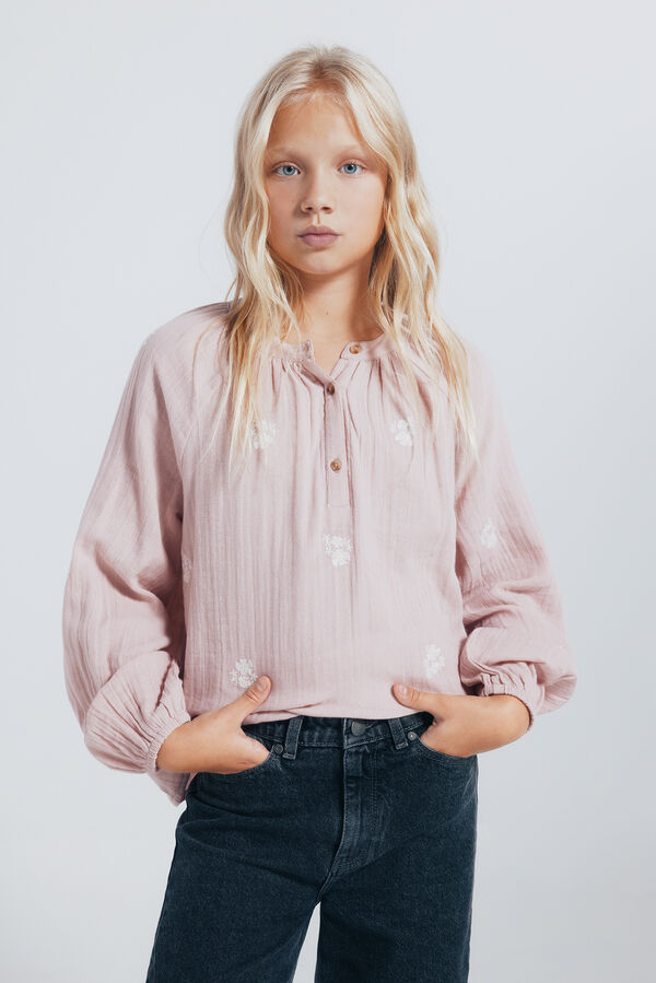 Springfield Kids Bluza dugih rukava za devojčice Roze