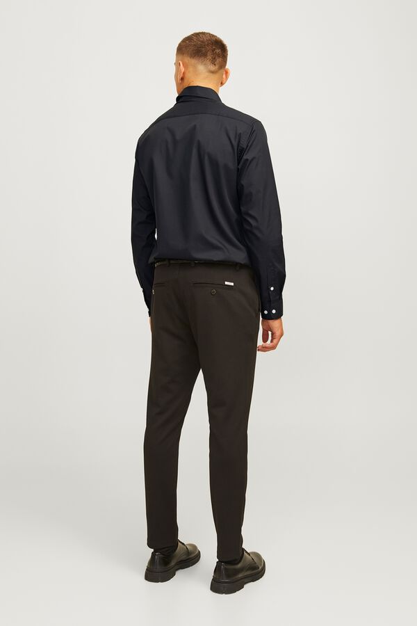 JJ REBEL Serge slim fit shirt black