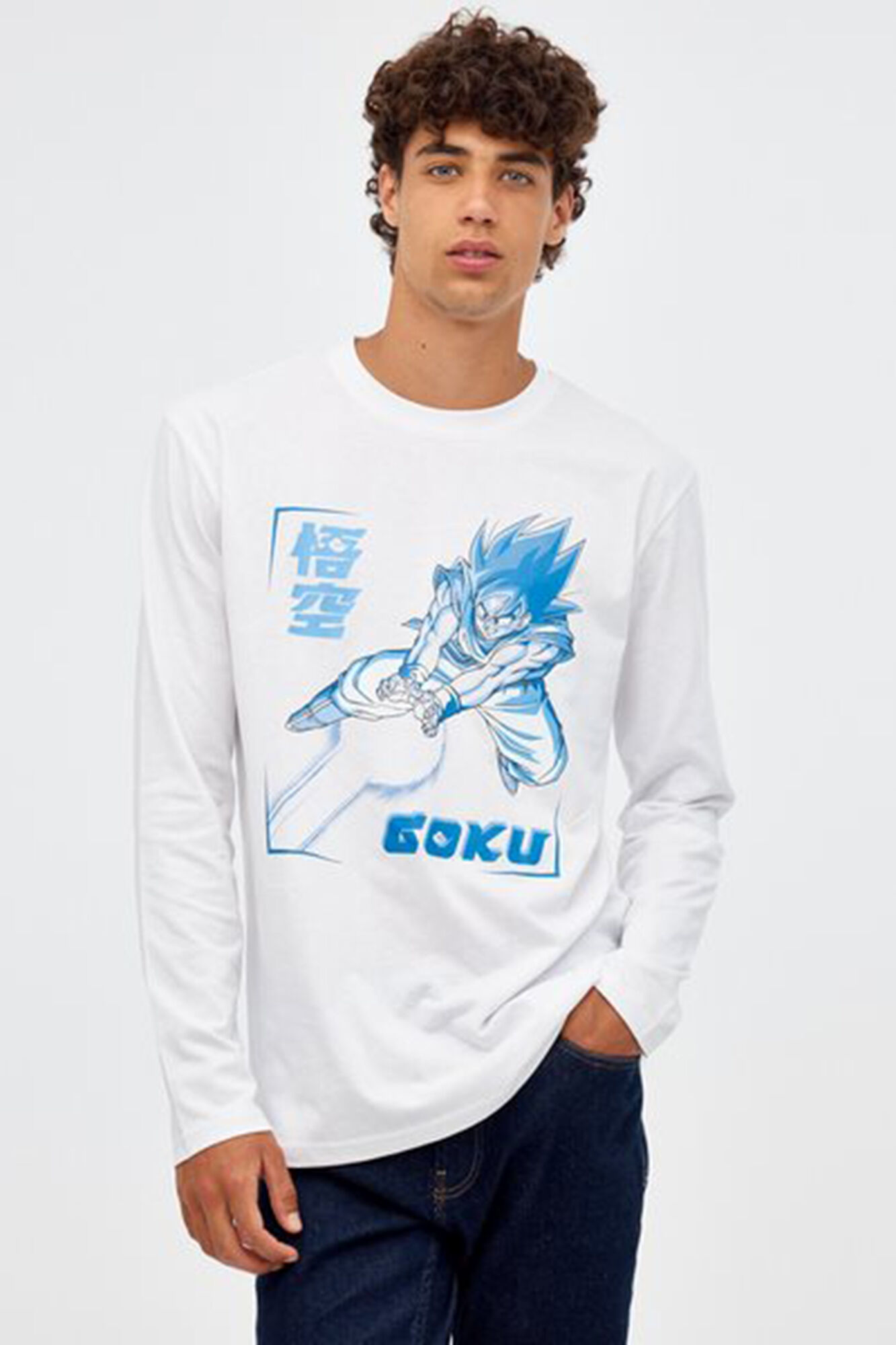 Inside Camiseta Estampado Goku