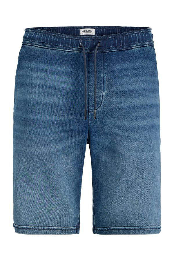 Jack & Jones Cotton regular Bermuda shorts blue