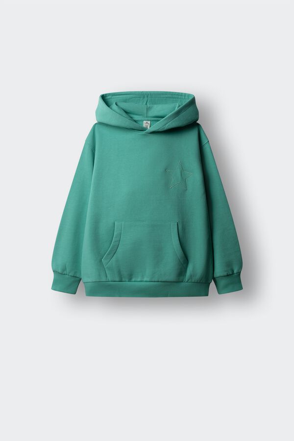 Springfield Kids Sudadera estrella ni&ntilde;a verde