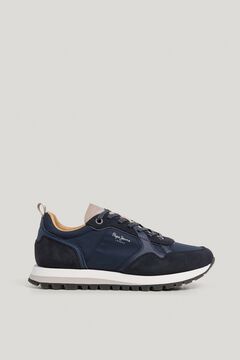 Pepe Jeans Sapatilhas retro de pele