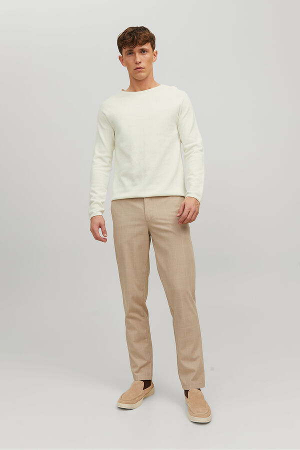 Jack & Jones Essential jersey-knit jumper white