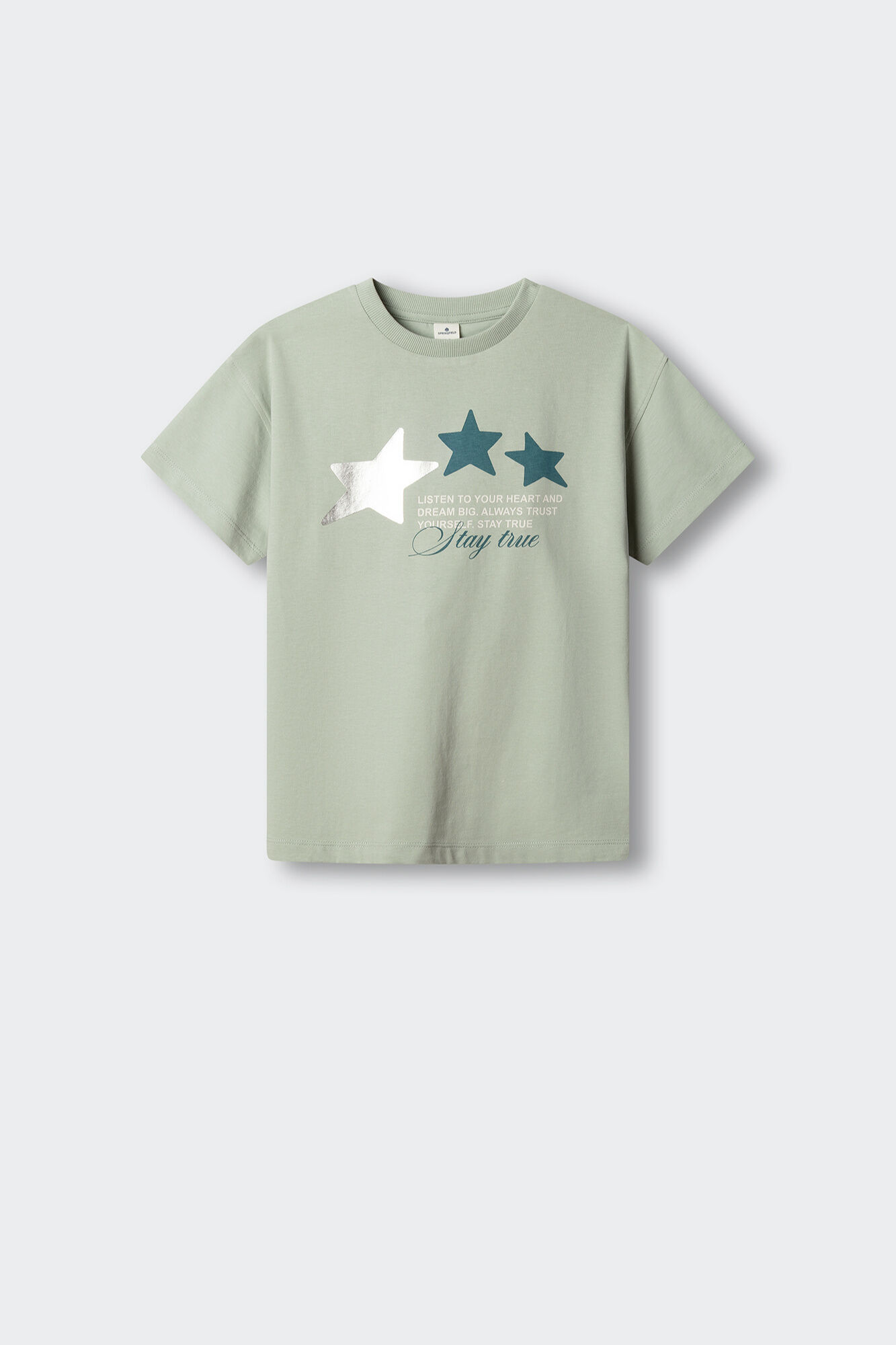 Springfield Kids Majica kratkih rukava "Stay True" za devojčice