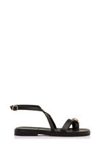 MTNG Flat sandals black