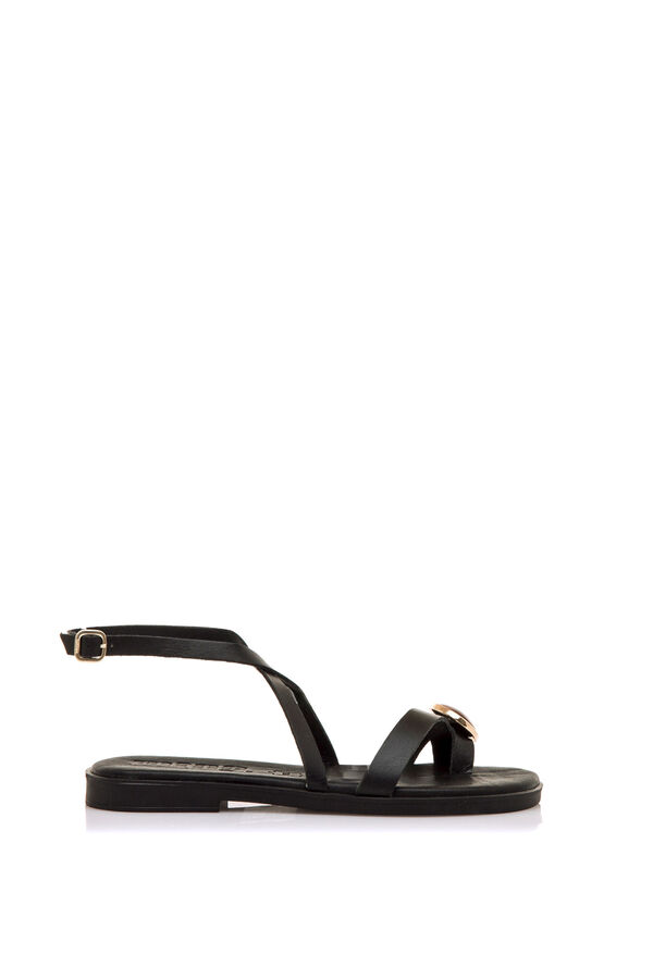 MTNG Flat sandals black