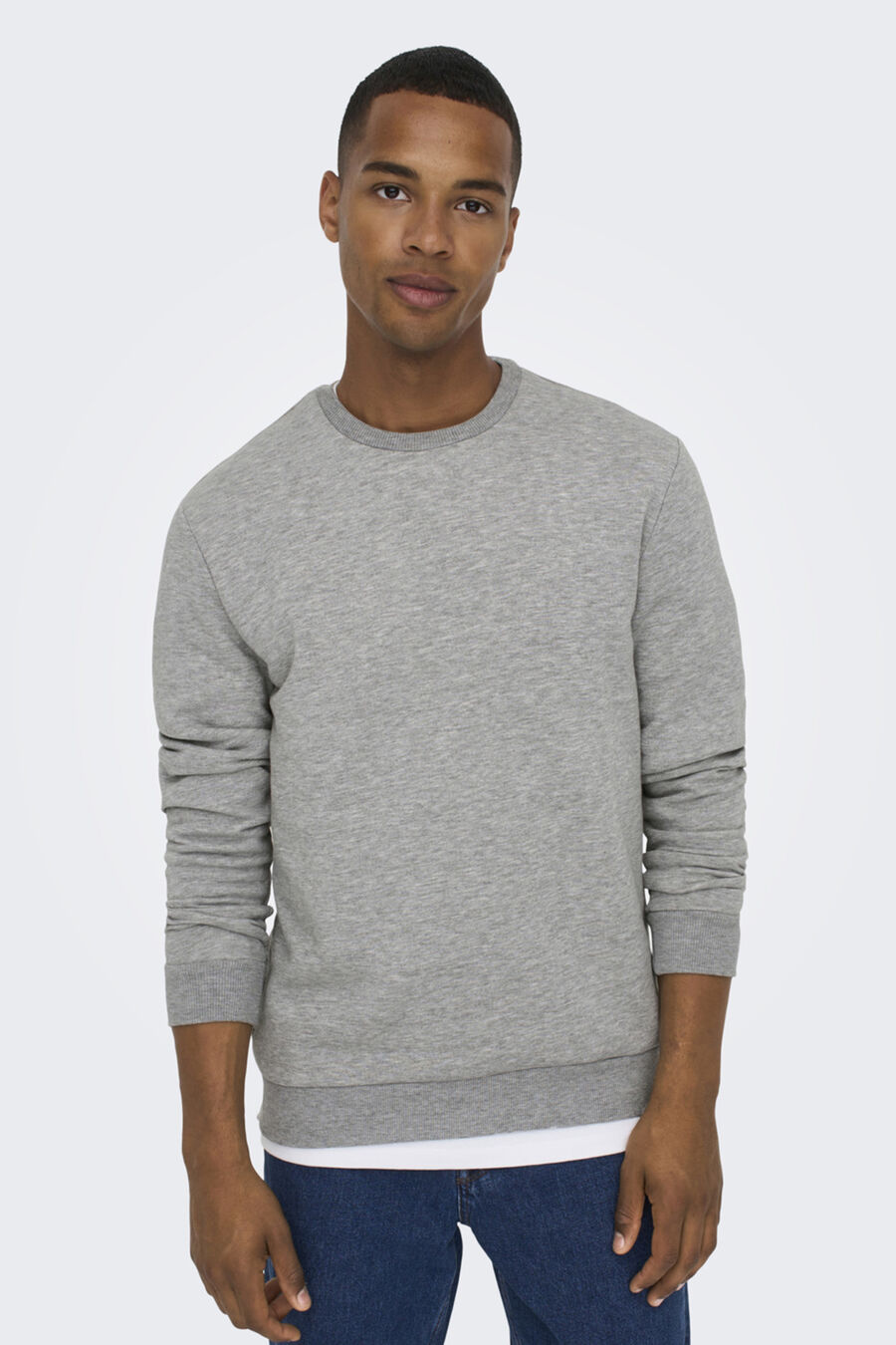 Sudadera cuello redondo