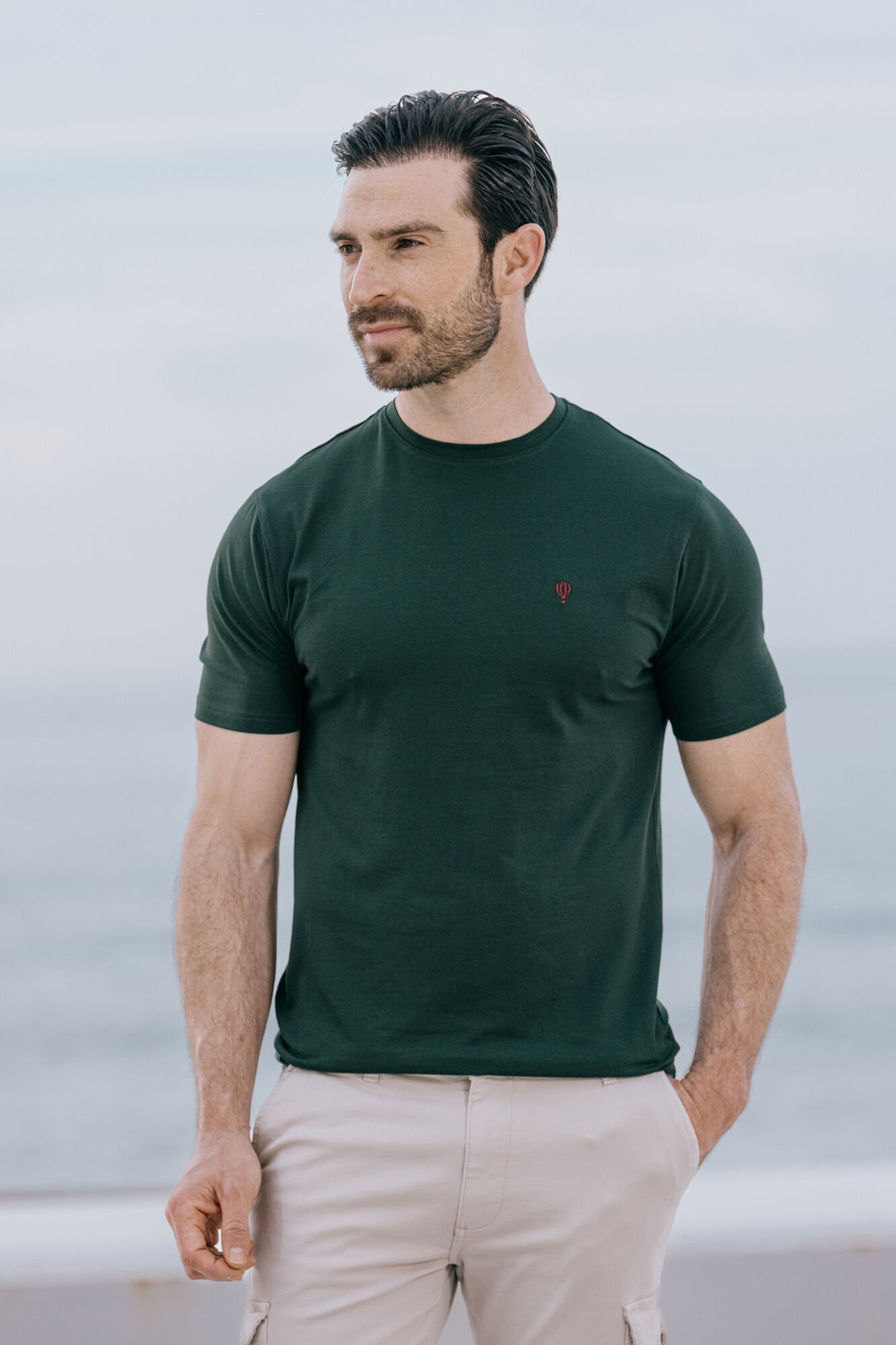 Celopman Camiseta B&aacute;sica Con Licra