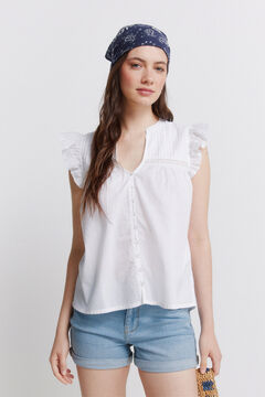 Springfield Romantic pleated blouse