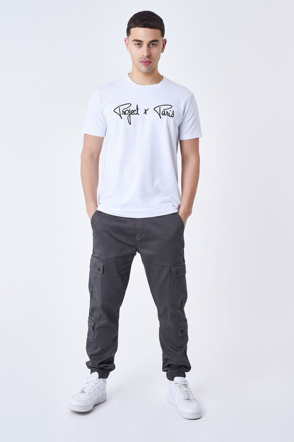 Project X Paris CALÇAS CARGO MULTI-BOLSO cinzento