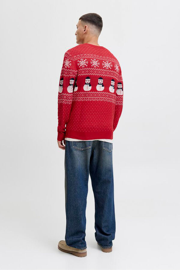 Jack & Jones Christmas jumper red