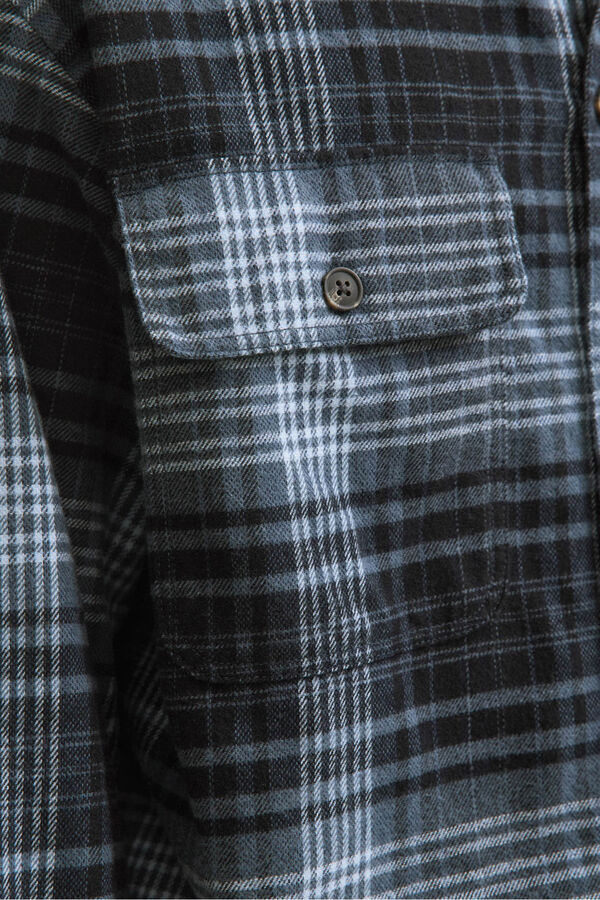 Jack & Jones Checkered overshirt Siva