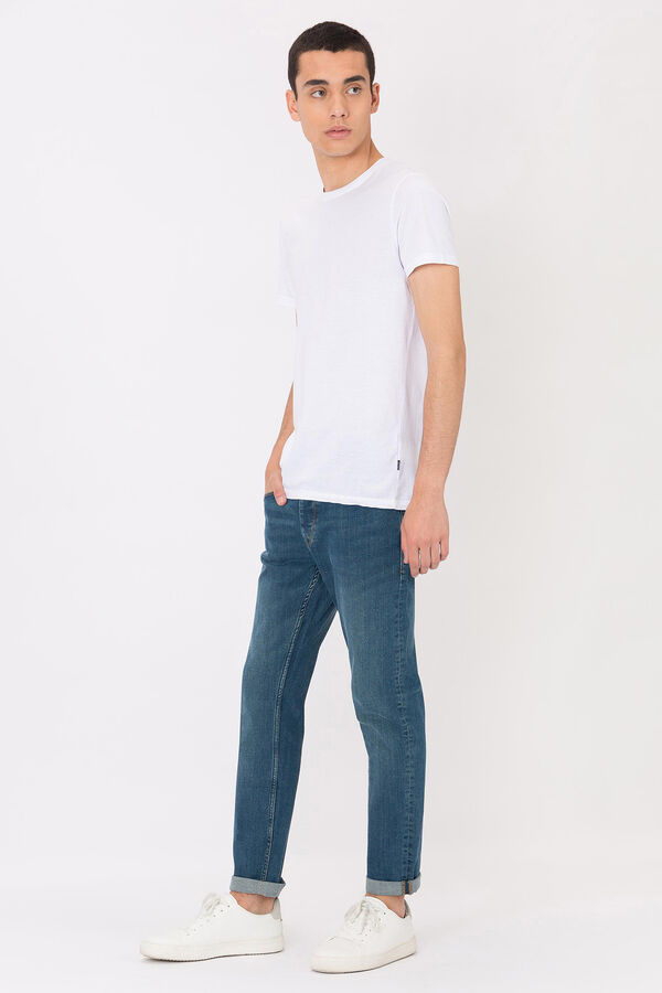 Springfield Tyler tapered jeans steel blue