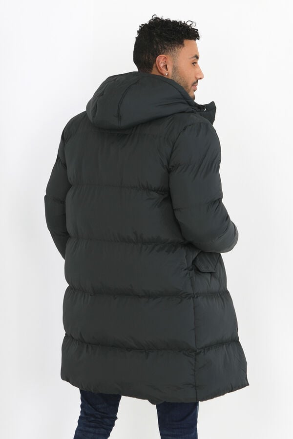 Springfield Puffer jacket with zip dark gray
