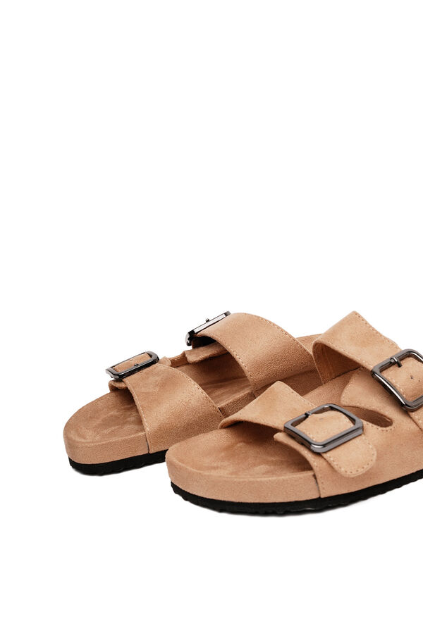 Paez Paez Sandal Bio Vegan Suede Sand nude