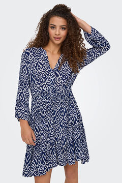 Only Vestido corto manga francesa