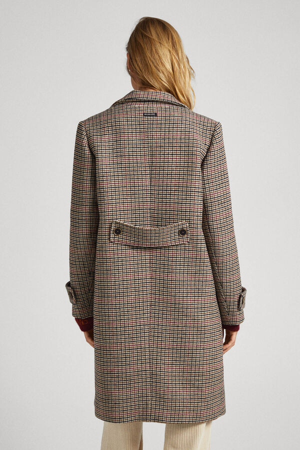 Springfield Houndstooth wool coat  color