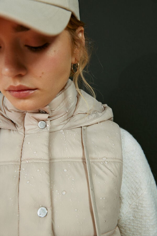 Springfield Colete Acolchoado Poli&eacute;ster Reciclado cru