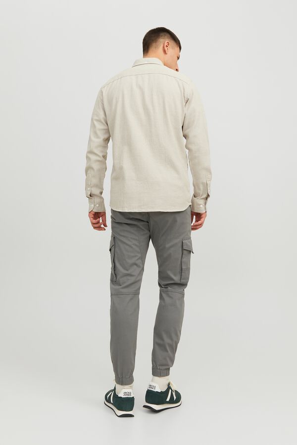 Jack & Jones Regular cargo trousers gris
