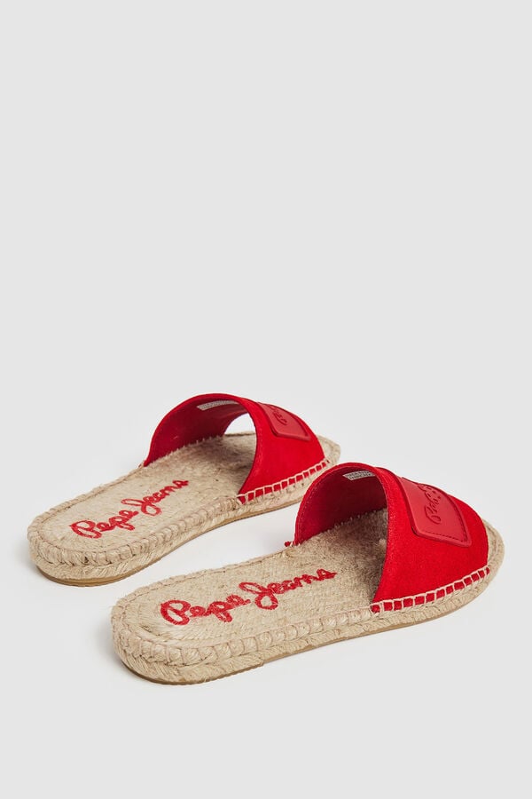 Springfield Suede flat sandals | Pepe Jeans brick