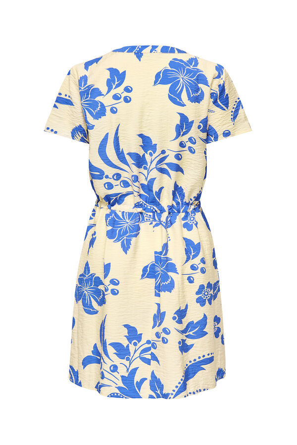 JDY Print short dress white